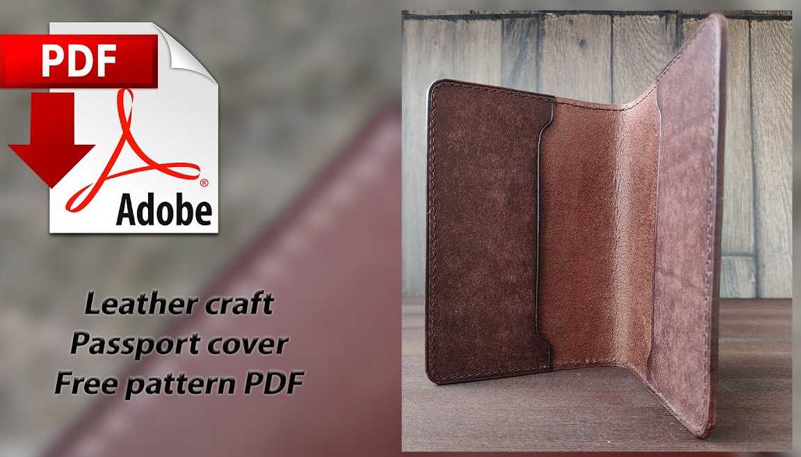 Обложка на паспорт из кожи своими руками. Как сшить обложку?/ Leather passport cover handmade